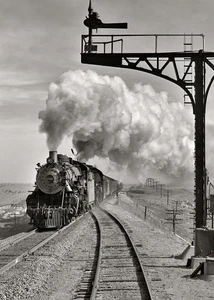 1943 Eisenbahn Santa Fe Güterzug FOTO ATSF Atchison Topeka Santa Fe - Bild 1 von 2
