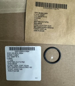 Lot/Case of 50 O-Rings MS28778-16 Exp 2039 Seal O-Ring Individually Sealed New - Bild 1 von 1