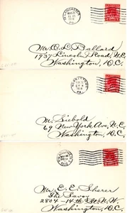 UNITED STATES--6 1st Day Covers Scott #645 from Various Cities - Picture 1 of 2