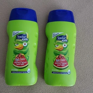 🍉🍉 NEW Lot of 2 SUAVE KIDS 2-in-1 Shampoo & Conditioner Watermelon 12X2=24 oz - Picture 1 of 3