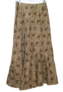 Sundance Lined Wool Maxi Skirt Womens Size 6 Earthy Boho Western Heritage Luxury - Picture 1 of 6
