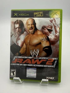 Xbox - WWF Raw 2 Microsoft Xbox W/ Case And Manual - Picture 1 of 3