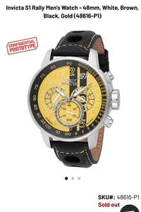 Invicta S1 Rally 48616-P1 ~Prototype ~True One-of-a-kind Collector Piece ~1 Of 1 - Picture 1 of 11