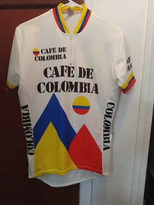 Camiseta de Ciclismo Café De Columbia Vintage-Hecha por Modelo en España Foto 1 de 4