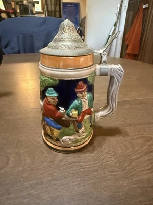 Piedra de cerveza Heidelberg Schloss piedra de cerveza vintage estilo alemán, fue hecha en Japón Foto 1 de 4