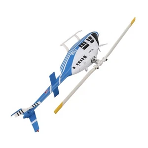 3 Battery Blue 2.4GHz Remote Control Helicopter 4CH Single Propeller Helico SP - Afbeelding 1 van 6