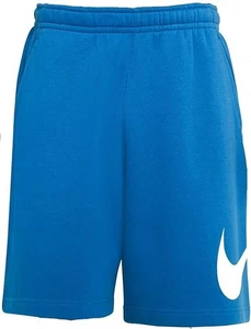 Nike Men’s Sportswear Club Graphic Shorts Blue Size Medium BV2721-437 New - Picture 1 of 11