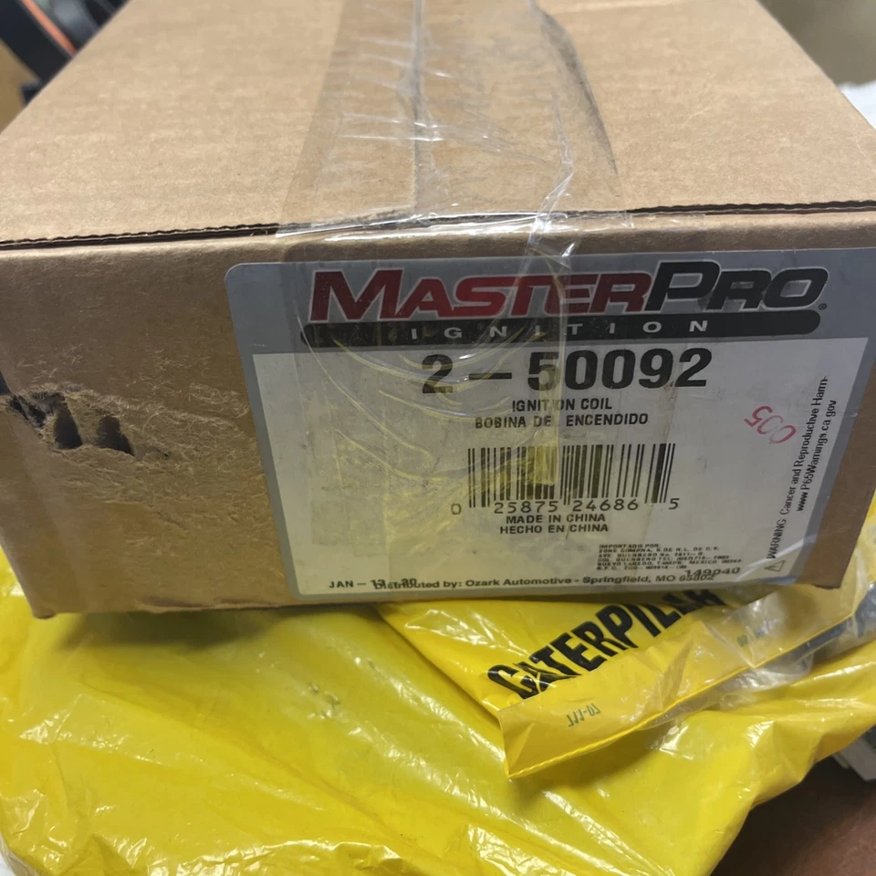 Bobina de encendido MasterPro TOTALMENTE NUEVA GENUINA - 2-50092 *ENVÍO GRATUITO* Foto 1 de 2