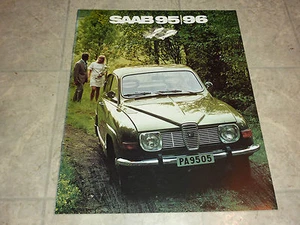 1972 SAAB 95 96 & STATION WAGON LITERATURE MANUAL BROCHURE PAMPHLET - Picture 1 of 3
