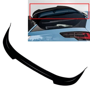 Glossy Black Rear Roof Spoiler Wing Lip For VW Golf 8 R CS Style 2020-2024 - Picture 1 of 8