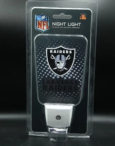Party Tier NFL Las Vegas Raiders Team LED Nachtlicht mit Lichtsensor - Bild 1 von 2