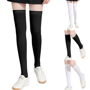 Women Breathable Ice Silk UPF50 Sun Protection Golf Cool Socks Legging Leg Socks - Picture 1 of 16