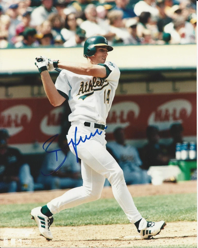 Ben Grieve Oakland Athletics Autographed 8" X 10" Color Photo - Image 1 of 1