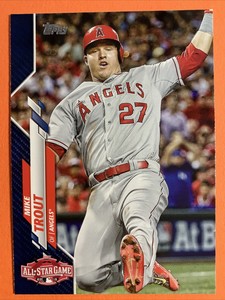 2020 TOPPS UPDATE BASEBALL MIKE TROUT ROYAL BLUE BORDER WM Exclusive CARD #U-4