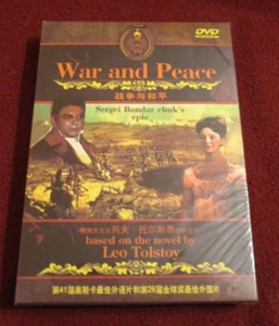 War and Peace NEW SEALED Chinese 4 DVD box set REGION 6 Sergei Bomdarchuk - Picture 1 of 1