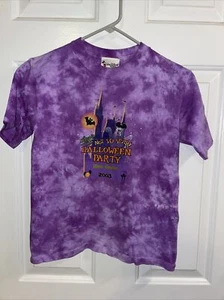 Mickeys 2003 Kids Halloween party Tie Dye t shirt medium - Picture 1 of 7