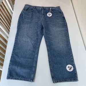 Donna Ida Phoebe Jeans Cropped Straight Leg - W42 L27 - NEW - Picture 1 of 13