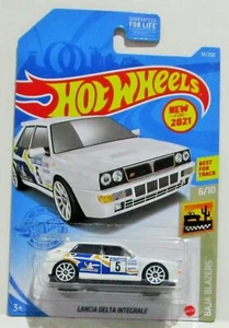 Hot Wheels 2021 21 Basic Lancia Delta White #51 /250 - Bild 1 von 4