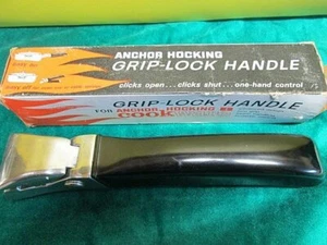 Vintage Anchor Hocking Kochgeschirr Grip Lock Griff mit Original Box ~ 7 1/2 Zoll - Bild 1 von 6
