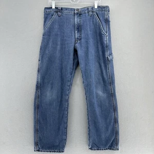 Wrangler Relaxed Fleece gefütterte Carpenter Jeans Herren 34x28 Heavy Denim Arbeitshose - Bild 1 von 8