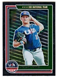 2022 Jackson Ferris Panini Stars & Stripes Longevity Foil Rookie #53 - Foto 1 di 2