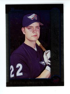 1999 Bowman International  Chuck Abbott #191 Anaheim Angels