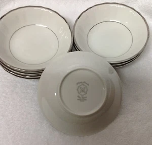 Vintage SILBERSONATE 3639 Japan Harmony House Fine China 5 1/2" Obstschalen (4) - Bild 1 von 2