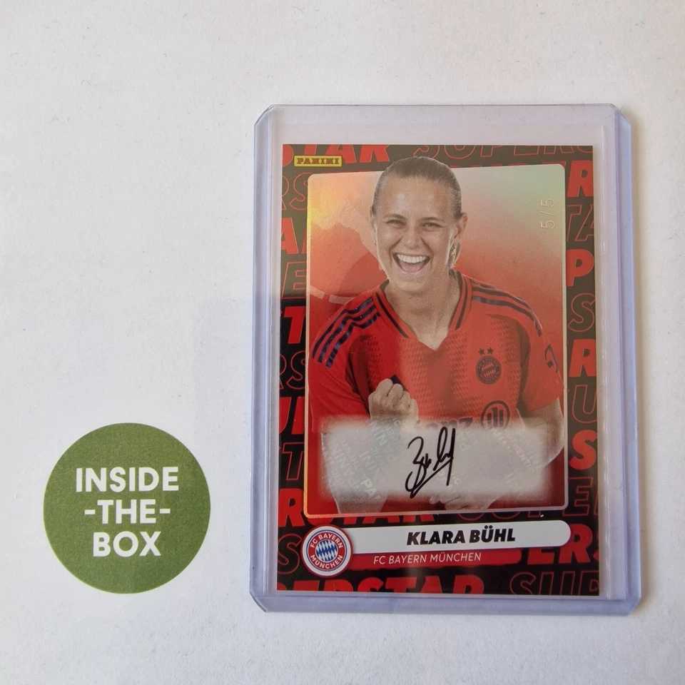 Bühl Bayern Panini Frauen 2024 25 Klara München Superstars Autogamm Auto /5 - Bild 1 von 1