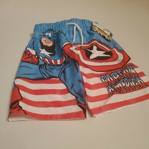 Captain America Boys Swimwear 