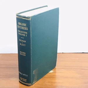 Blatt Gilman ORGANIC SYNTHETESES COLLECTIVE VOL. 1 2. Auflage 2. Druckbuch - Bild 1 von 15