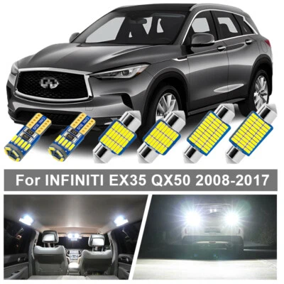 14X Interior LED Light Canbus Reverse Lights for INFINITI  EX35 QX50 2008-2017 Foto 1 de 4