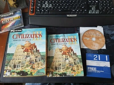 Civilization 3 CIV III Game - PC CD ROM - Big Box  - Image 1 of 2