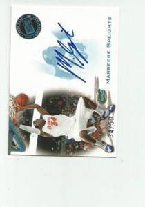 2008 PRESS PASS SIGNINGS BLUE #PPSMS MARREESE SPEIGHTS  AUTO  34/50