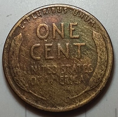 1939 S Lincoln Wheat Cent Rainbow Woody Toner Error - Image 1 of 2