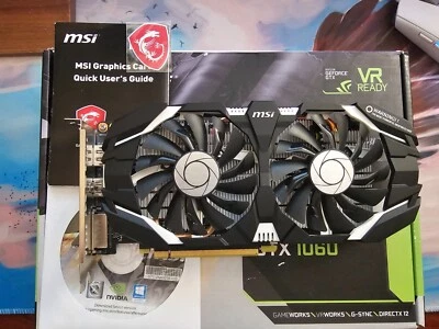 MSI GeForce GTX 1060 V1 OC GDDR5 6GB Gaming Graphics Card - Image 1 of 4