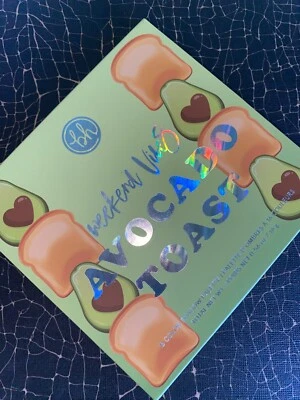 BH Cosmetic Weekend Vibe AVOCADO TOAST 16 Color Eyeshadow Palette NEW w/mirror - Image 1 of 4