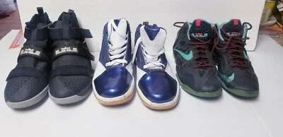 AIR JORDAN 16,勒布朗士兵,勒布朗 XI 篮球鞋 6-7 码。 — 第 1/4 张图片