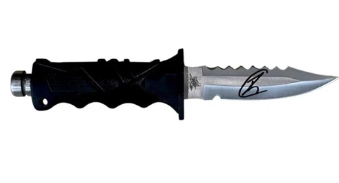 Robert O'Neill Signed Navy SEAL Team Six Diver Knife (PSA COA) Killed Bin-Laden Cover