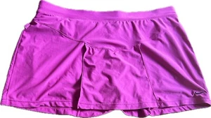 Falda corta Nike vintage Y2K fucsia talla XL 16-18 2000s gris etiqueta calce pliegues secos - Imagen 1 de 8