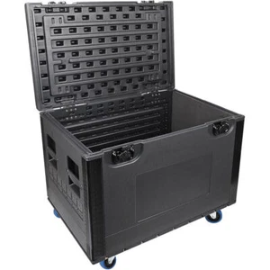 Cable Trunk 35"x22"x24" Heavy Duty Utility Road Trunk Flight Case with Wheels US - Picture 1 of 13