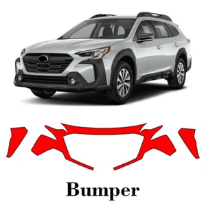 Front bumper PreCut PPF Paint Protection Film For Subaru Outback 2023-2025 - Picture 1 of 6