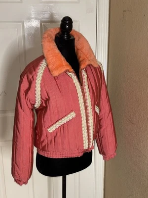 Abrigo Chaqueta De Colección ST. JOHNS BAY Melocotón y Rosa Talla Pequeña Para Mujer Foto 1 de 4