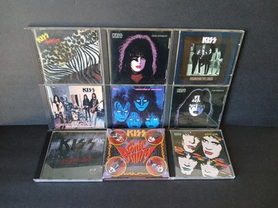 KISS CD Lot Of 9 - Asylum- Dressed To Kill - Animalize - Carnival Of Souls Plus - Image 1 of 4