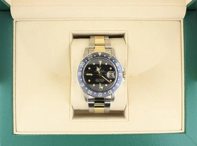 1978 Rolex GMT-Master 1675 Black Nipple Dial TT YG Oyster No Papers 40mm - Image 1 of 4