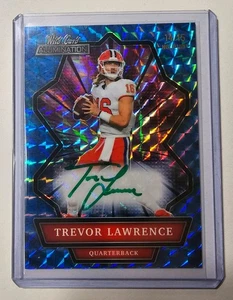 2021 Wild Card Alumination HoloLux Auto Trevor Lawrence Autograph 14/15 ABC-A - Picture 1 of 2