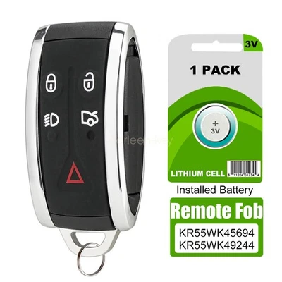 Llavero inteligente sin llave para Jaguar XF XFR XK XKR 2007 2008 2009 2010 Foto 1 de 4