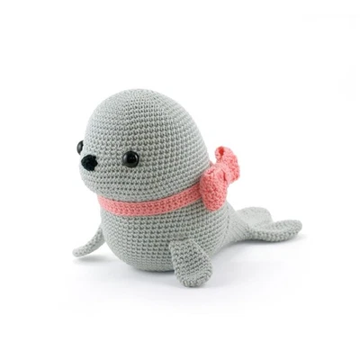 Sammy The Seal Amigurumi, Handmade Crochet Plush Toy - Photo 1/3