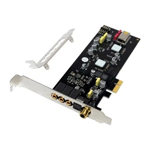 Professional ST113 PCIe SSS1700 Internal PCIe Sound Card Low Profile Bracket - Picture 1 of 8
