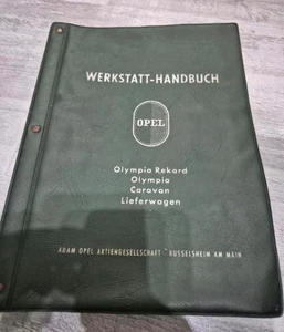 Opel Werkstatt Handbuch P1 Olympia Rekord 1957 Seltenheit - Bild 1 von 10