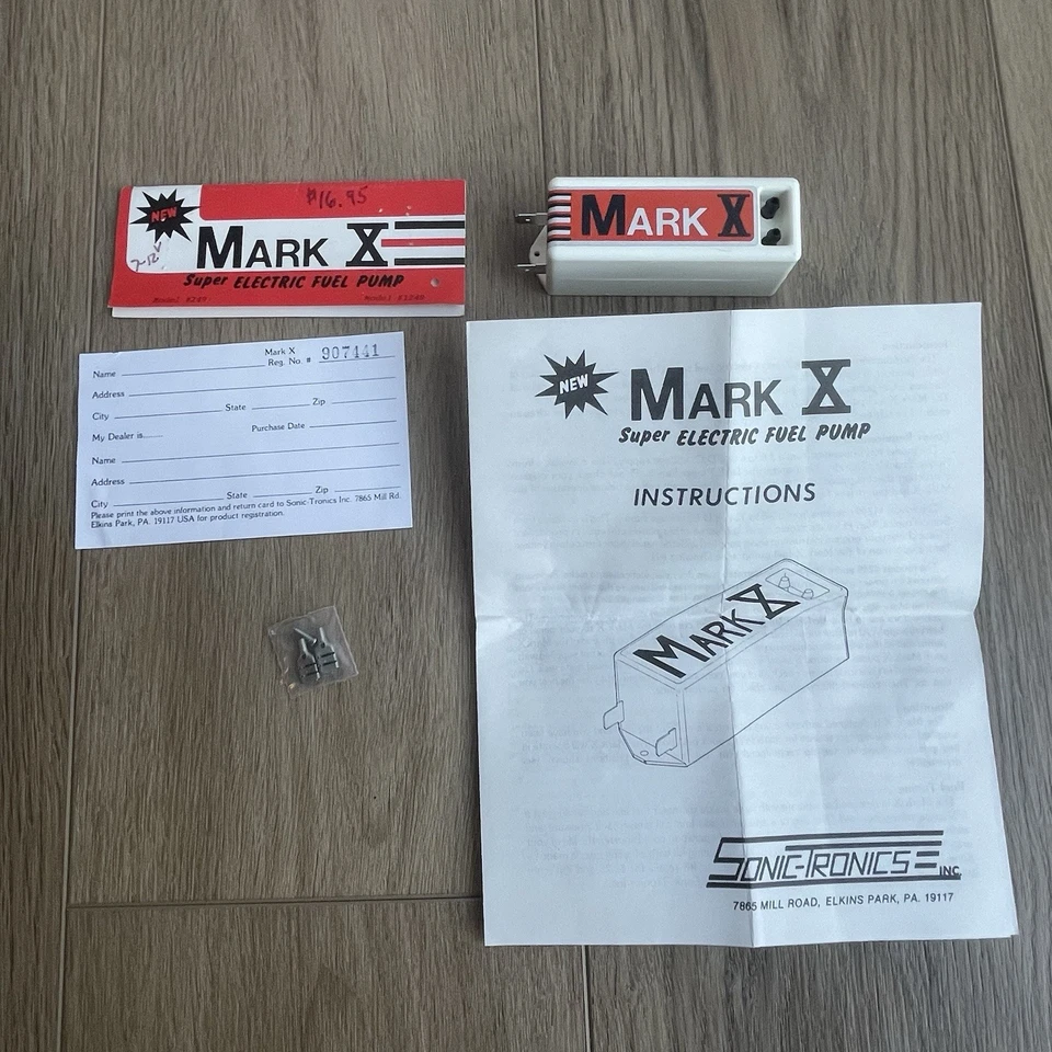 Sonic-Tronics Mark X Fuel Pump 249 (6 V) or 1249 (12 V) – Unused - Image 1 of 4